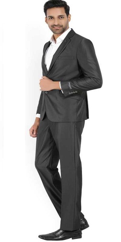 Single Breatsted Suit Solid Men Suit